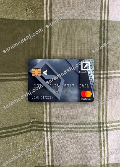 Germany Deutsche bank mastercard photolook front